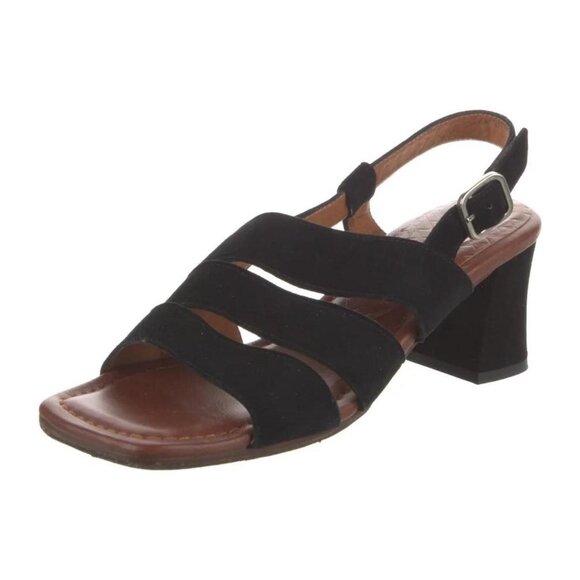 Chie Mihara Black Suede Heels - Picture 3 of 7